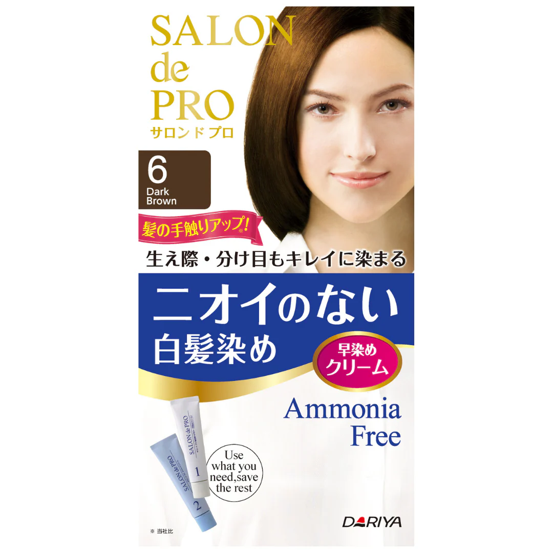 [ADL]SALON de PRO Unscented Grey Hair Dye Cream 6 Dark Brown
