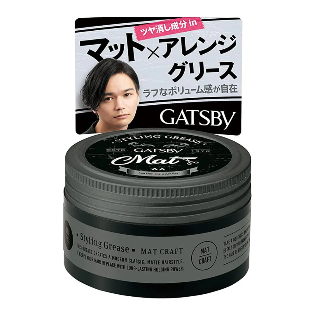 [ADL]GATSBY Men's Hair Wax Styling Grease Mat Craft 100g
