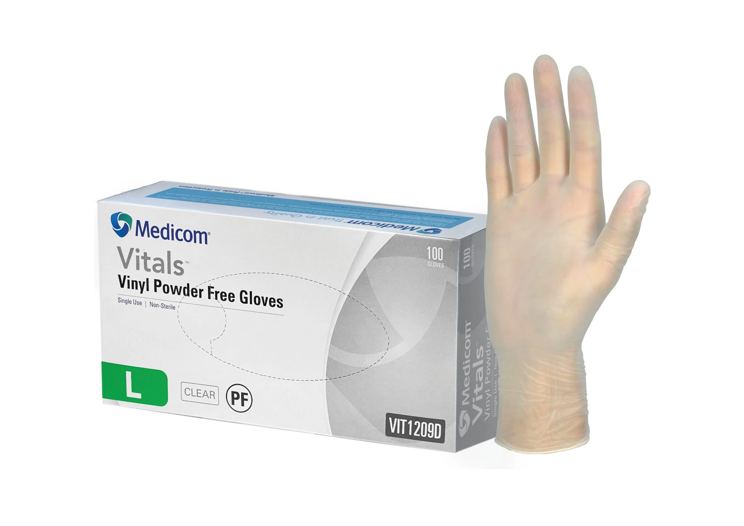 [ADL]Gloves Powder Free L 100pc