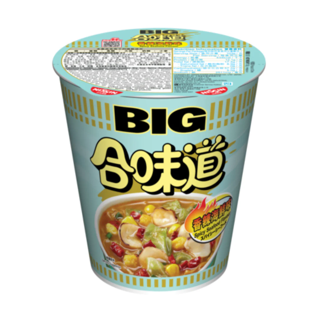 [ADL] NISSIN BIG Cup Spicy Seafood Flavour 99g x 3ea - Image 2