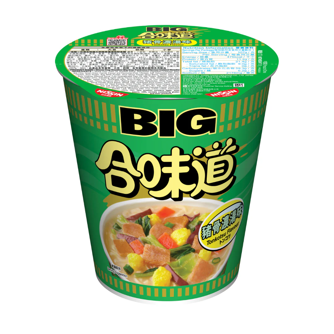 [ADL] NISSIN BIG Cup Tonkotsu Flavour 102g x 3ea - Image 2