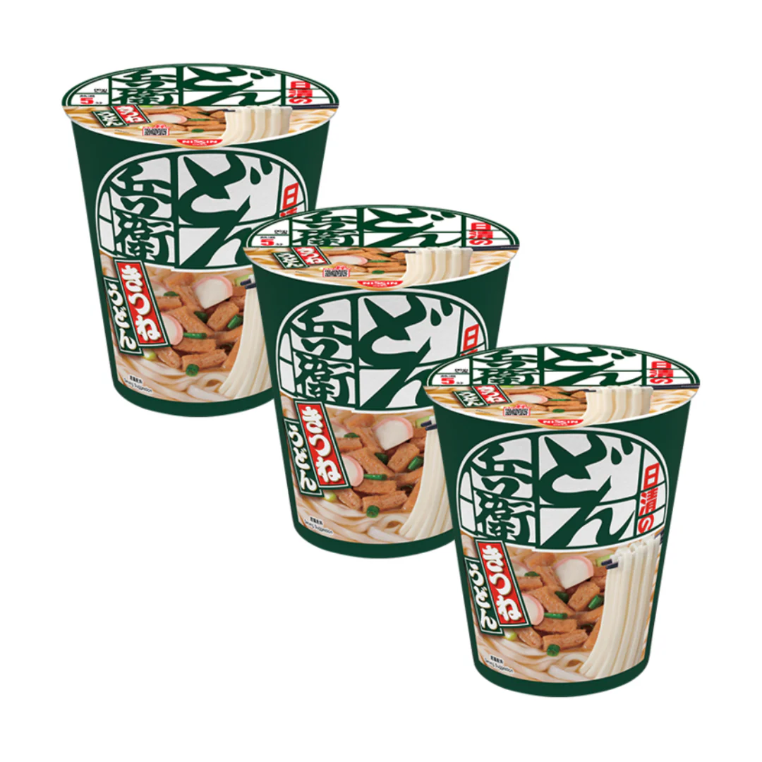 [ADL] NISSIN Donbei Kitsune Cup Udon 82g x 3ea