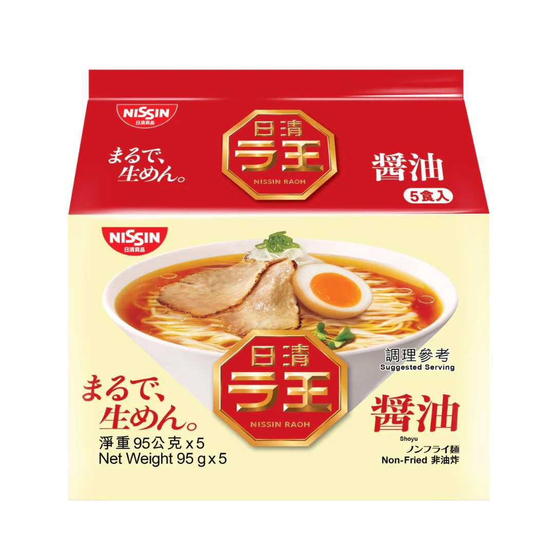 [ADL]NISSIN Raoh Shoyu Flavour 5pks 475g