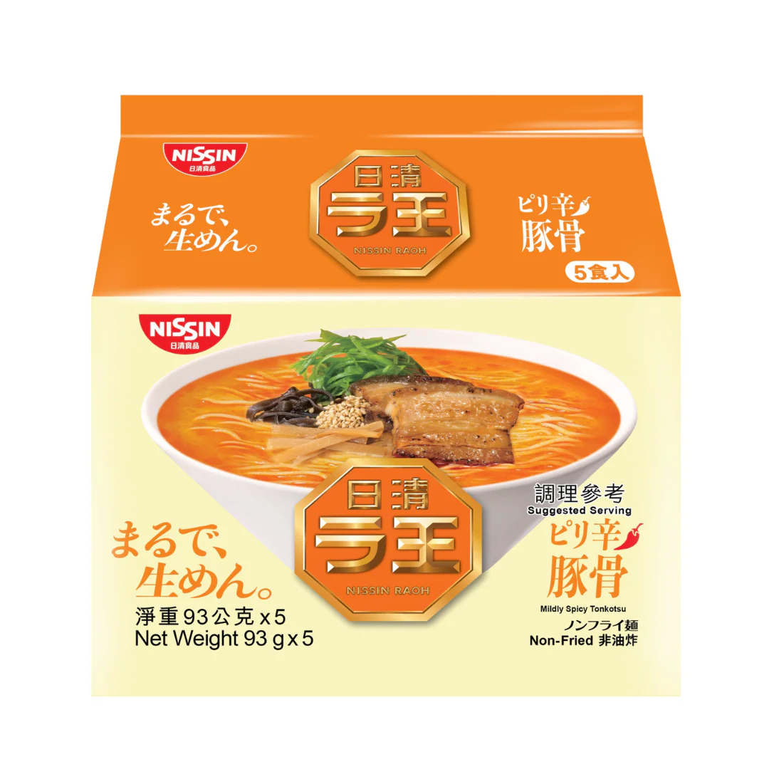 [ADL]NISSIN Raoh Spicy Tonkotsu Flavor 5pks 465g