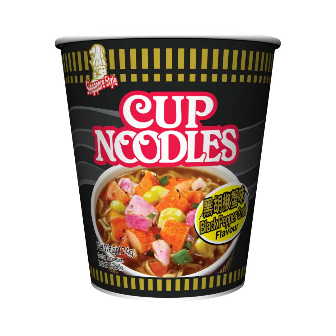 [ADL]NISSIN Black Pepper Crab Flavour Cup 74g 3pc  BBD  10/05/2026