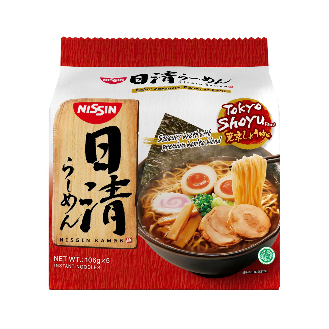 [ADL]NISSIN Tokyo Shoyu Flavour 5pks 530g