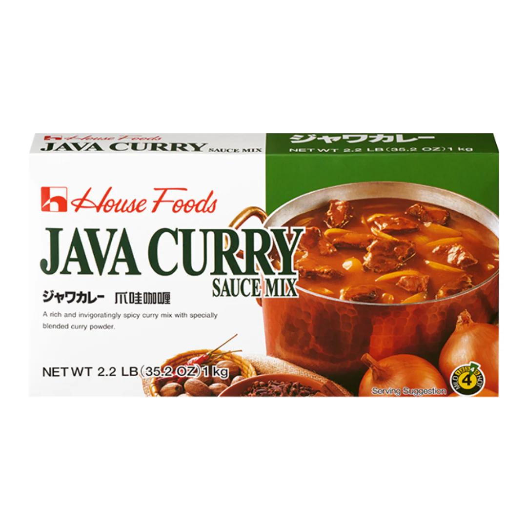 [SYD]Java Curry Meat Free Curry Roux Medium Hot 1kg