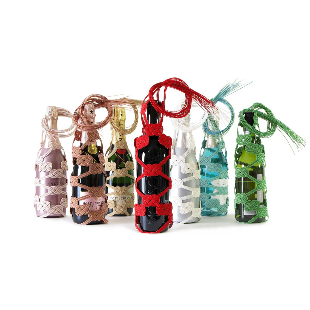 [SYD]Mizuhiki Bottle Holder Red - Image 2