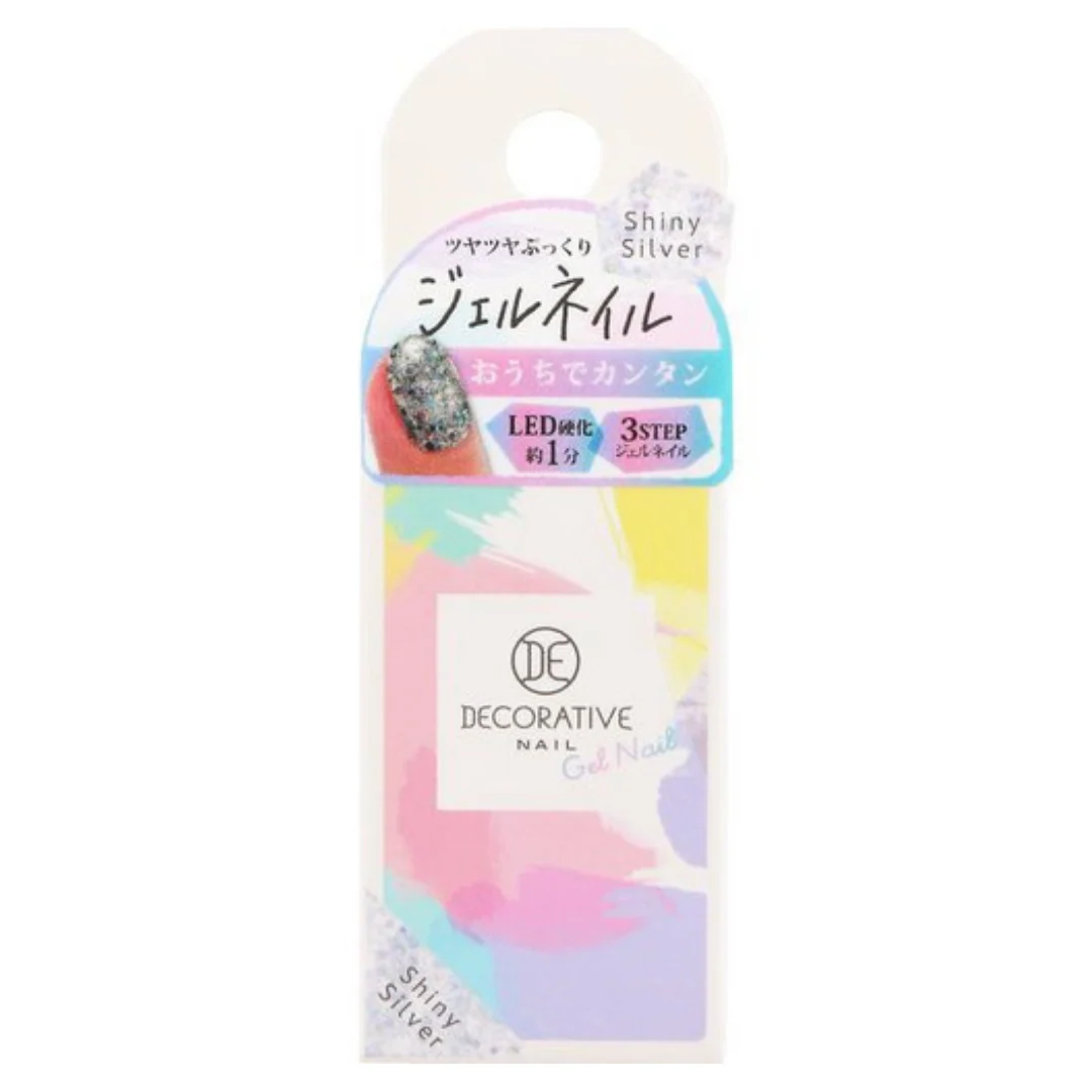 [SYD]Gel Nail Shiny Silver 1p - Image 2