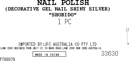 [SYD]Gel Nail Shiny Silver 1p - Image 3