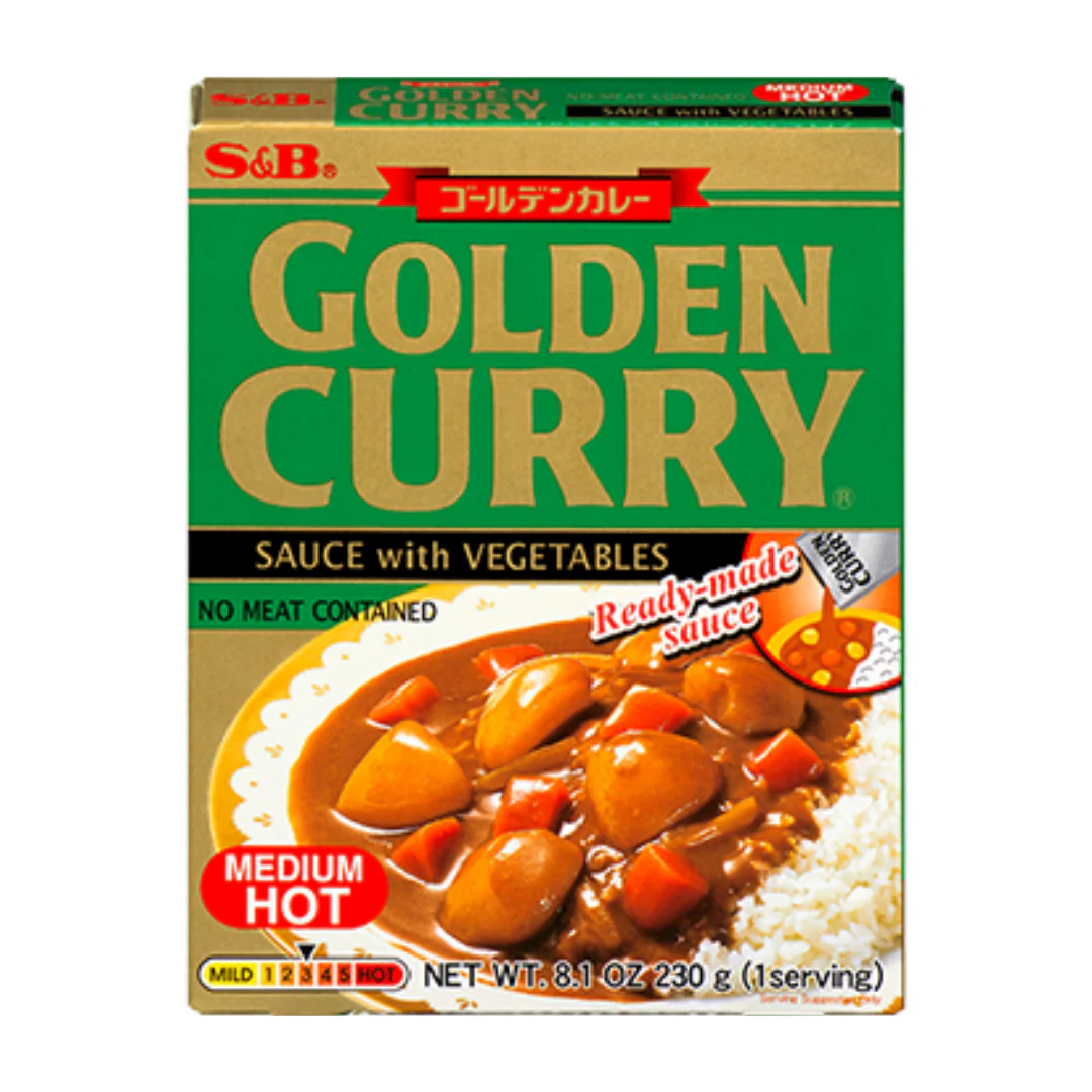 [SYD]S&B Golden Curry Sauce with Vegetables Medium Hot 230g