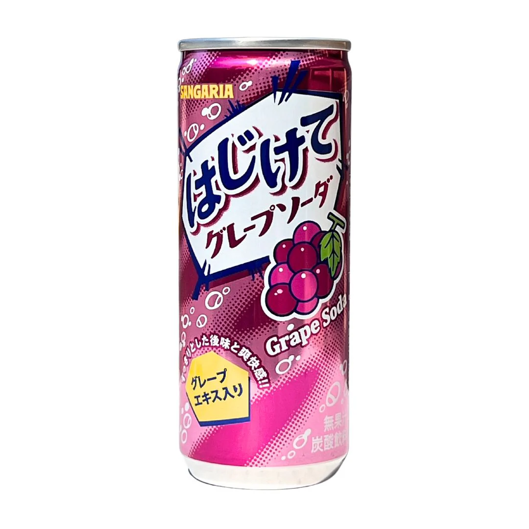 [SYD]SANGARIA Hajikete Grape Soda 250g x 30ea