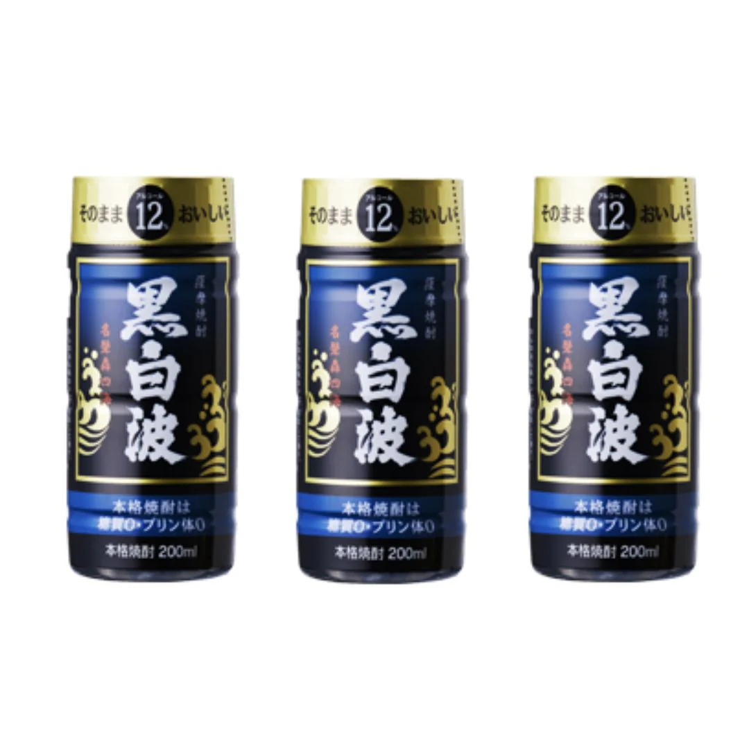 [SYD]SATSUMA Kuro Shiranami Shochu 200ml x 3ea