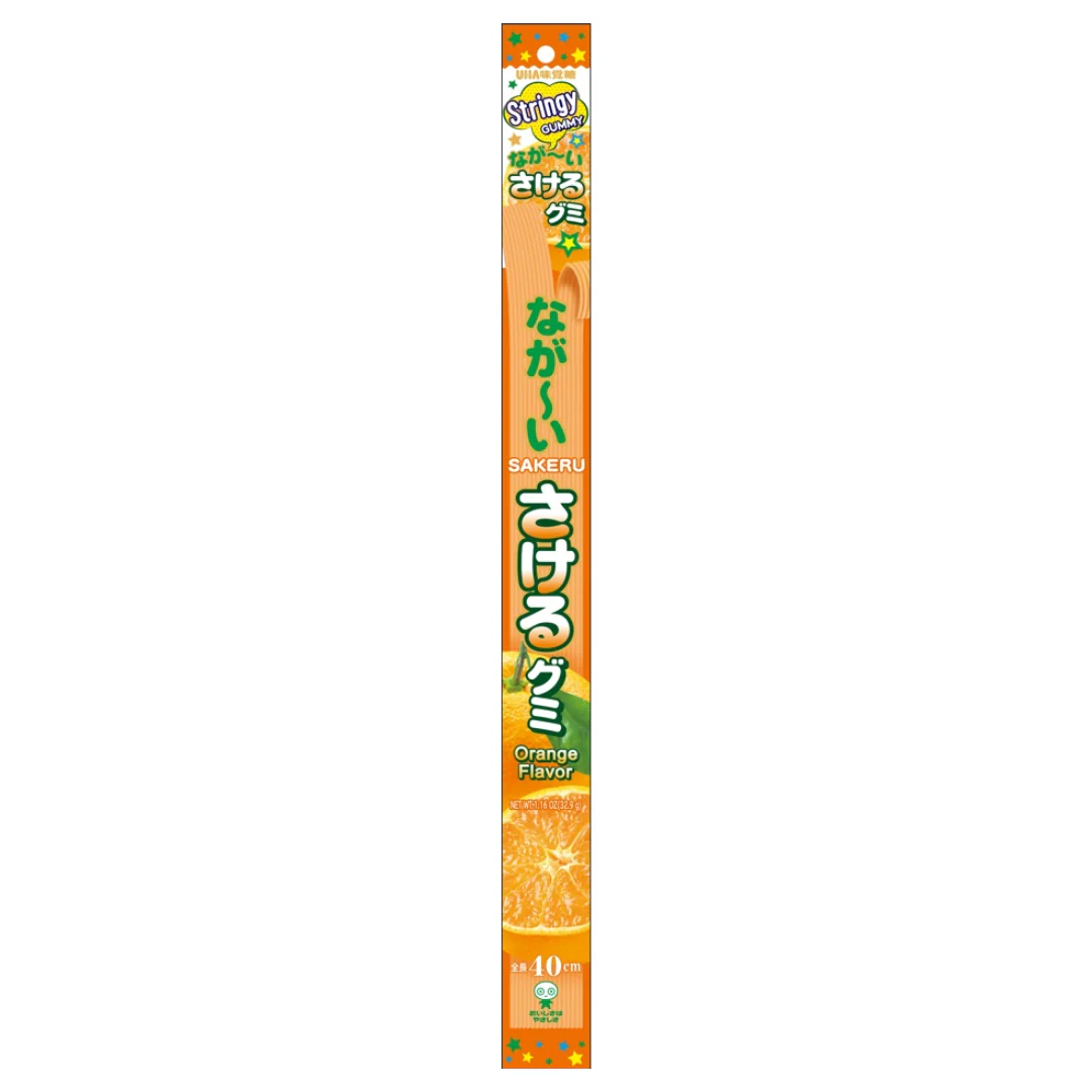 [SYD]UHA Nagai Sakeru Gummy Mikan(Orange) 32.9g x 5ea