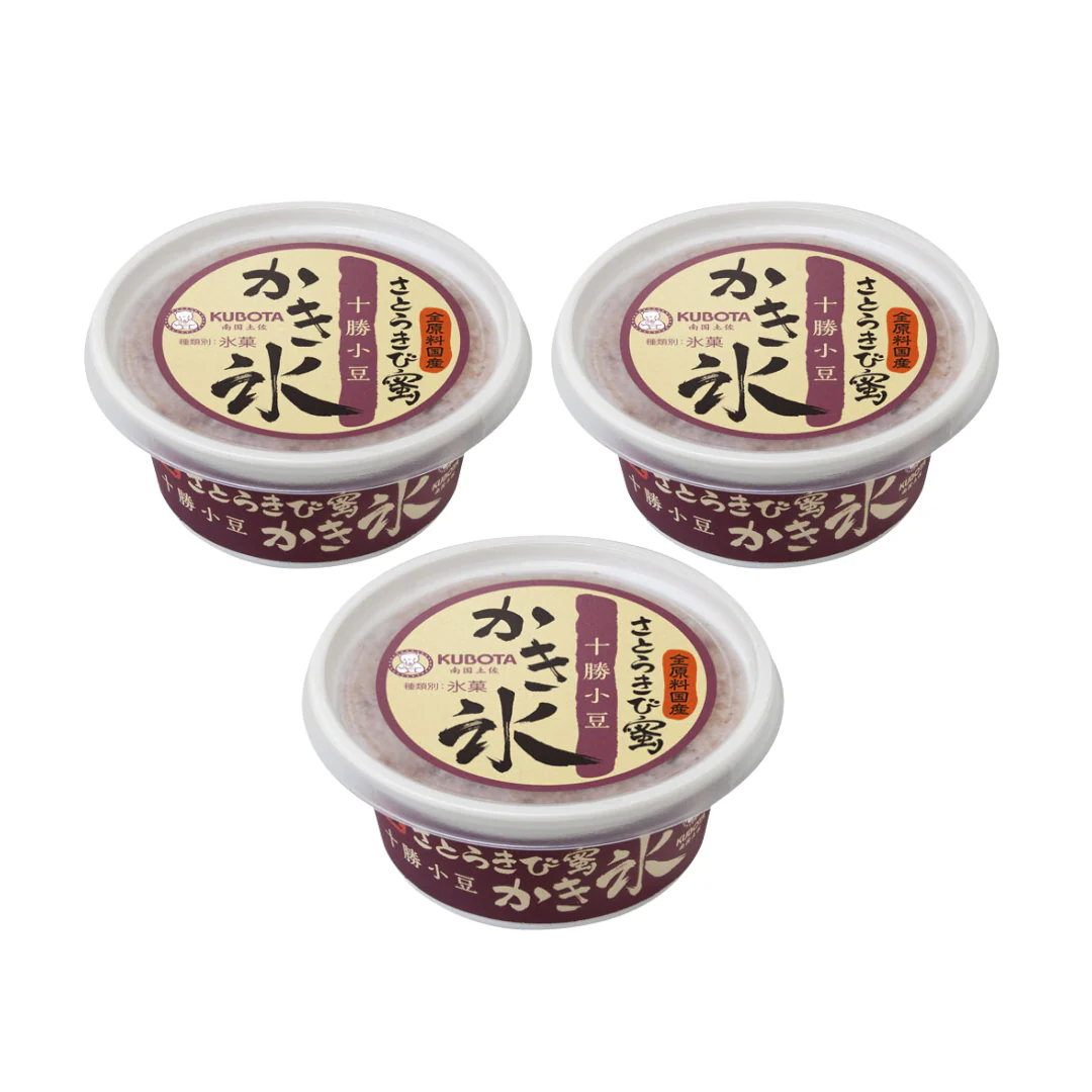 [SYD]KUBOTA Tokachi Azuki Kakigori 170ml × 3ea