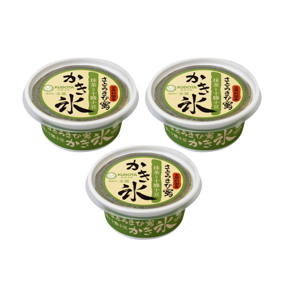 [SYD]KUBOTA Matcha Azuki Kakigori 170ml × 3ea