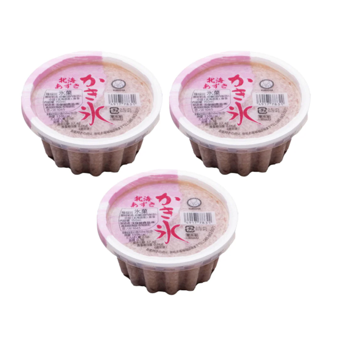 [SYD]KUBOTA Hokkai Azuki Kakigori 150ml × 3ea