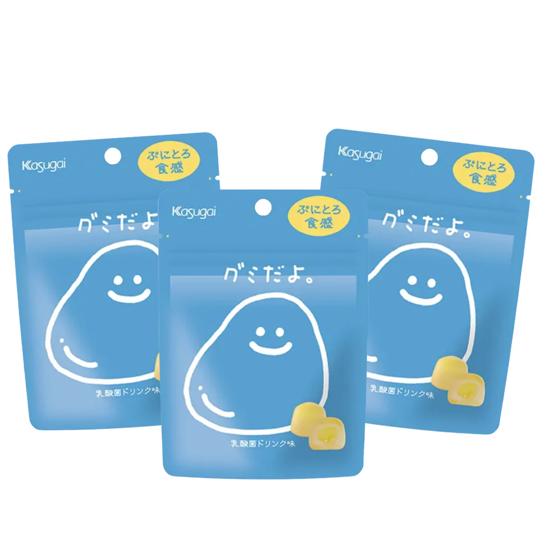 [SYD] KASUGAI Gummy Dayo Nyusankin 60g x 3ea