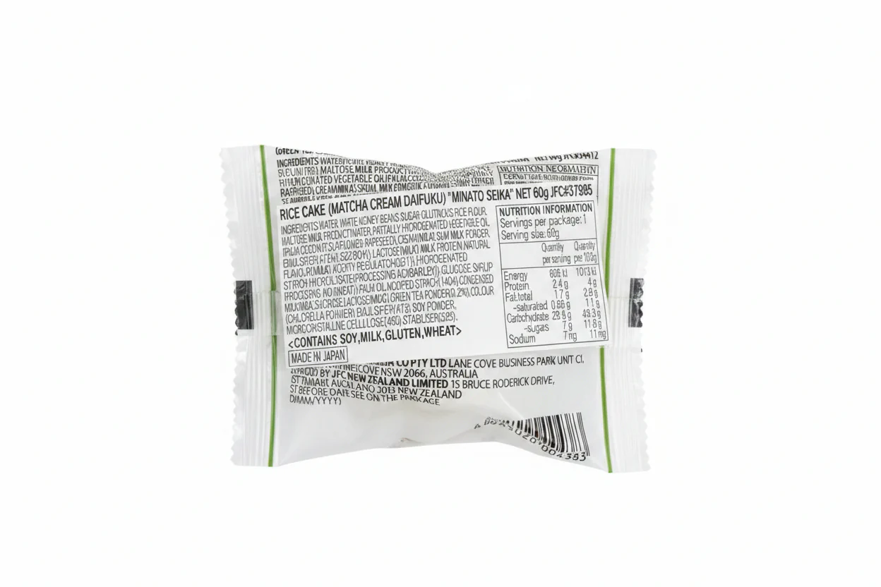 [SYD] MINATO Cream Daifuku Matcha 60g x 10ea - Image 2
