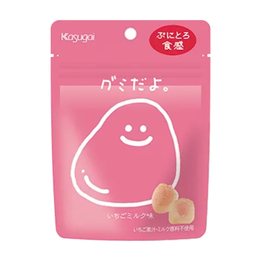 [SYD] KASUGAI Gummy Dayo Ichigo Milk 60g x 3ea - Image 2