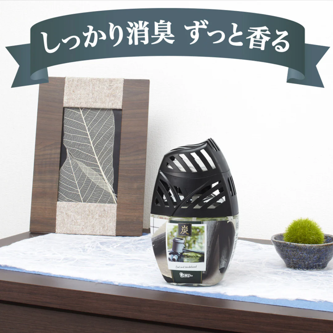 [SYD]Shoshuriki Scented Room Deordorizer Charcoal and Sandalwood 400ml - Image 3