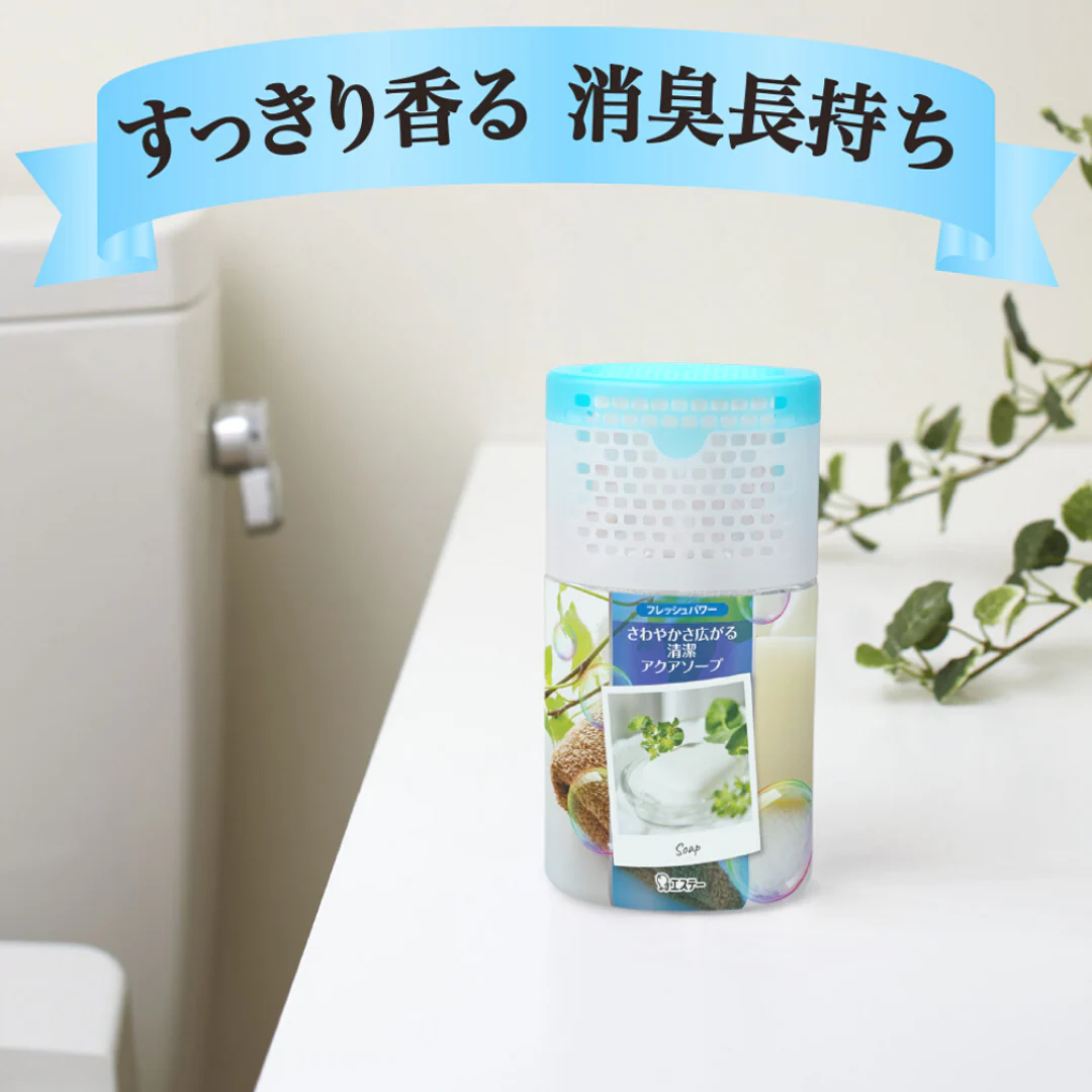 [SYD]Shoshuriki Scented Bathroom Deordorizer Aqua Soap 400ml - Image 3
