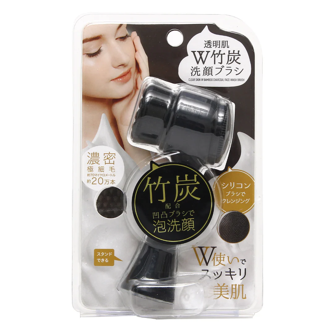 [SYD]Double Sengan Face Washing Brush 1p Charcoal
