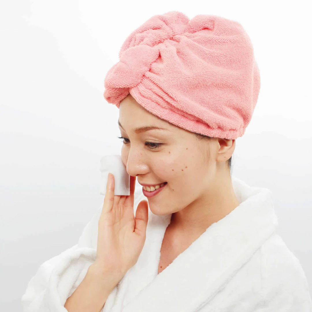 [SYD]Water Absorption Dry Hair Cap Pink 1p