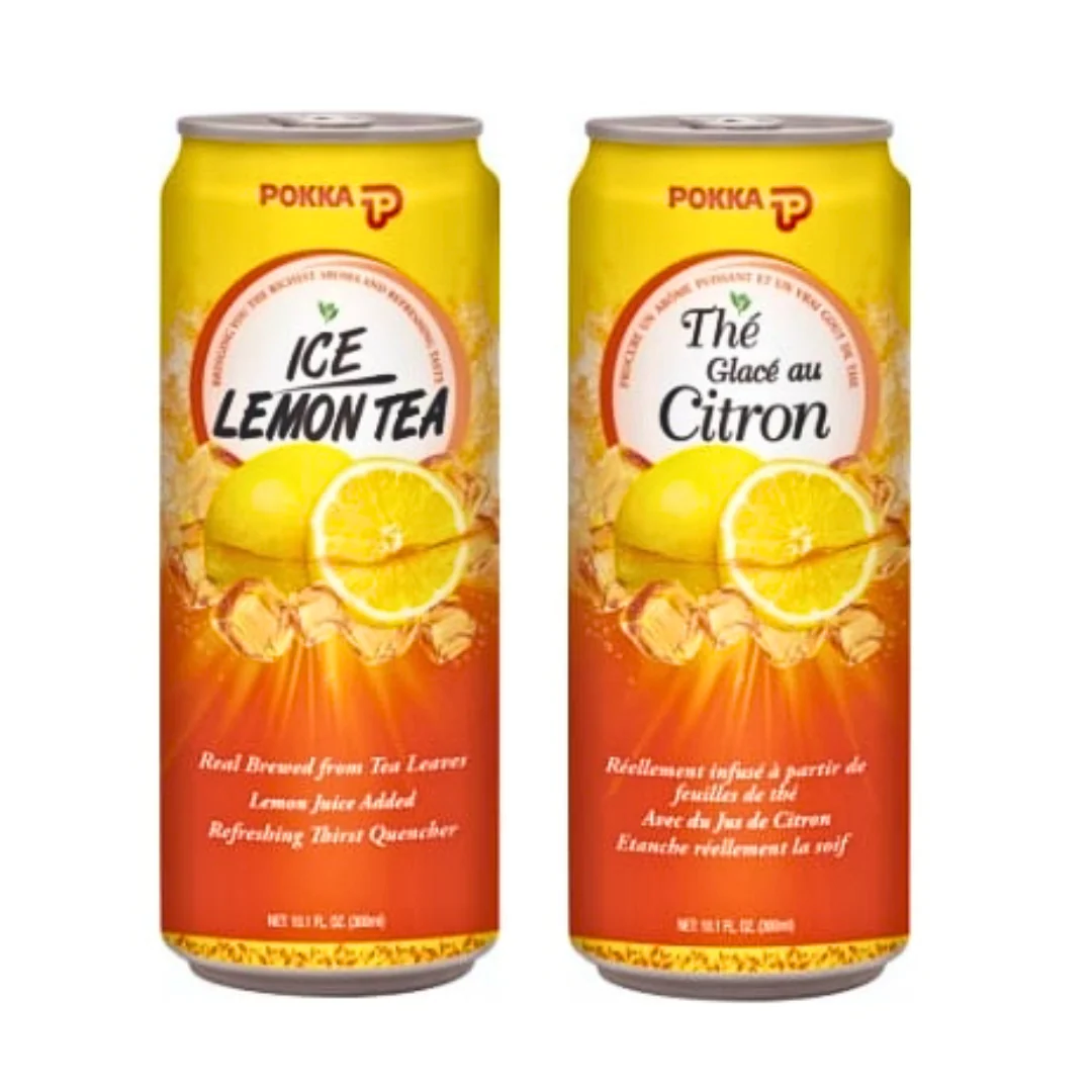 [SYD]POKKA Lemon Tea (Sleek Can) 300ml x 24ea - Image 2