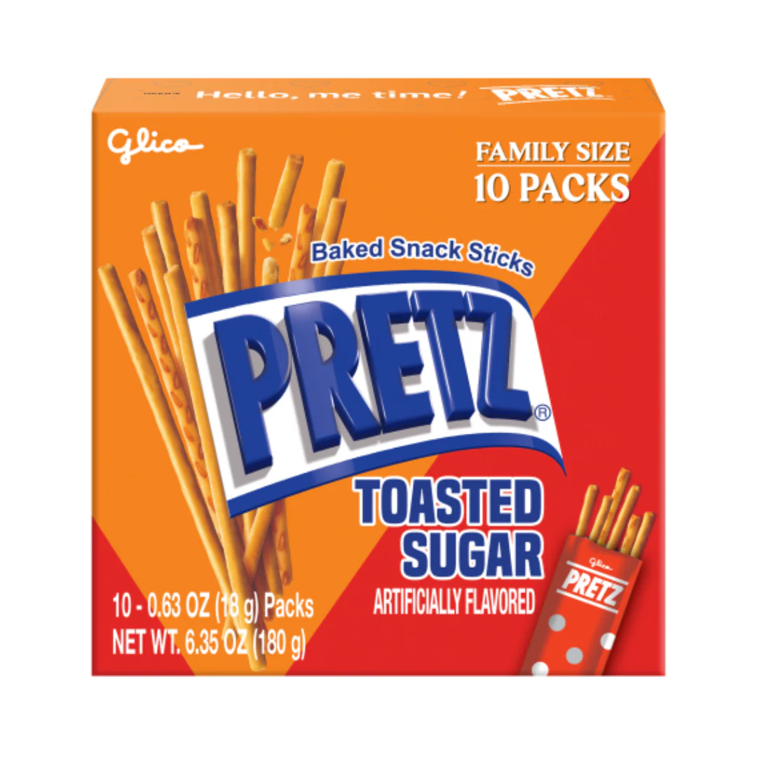 [SYD]Glico Pretz Party Pack Toasted Sugar 180g (BBD: 30/May/2026)