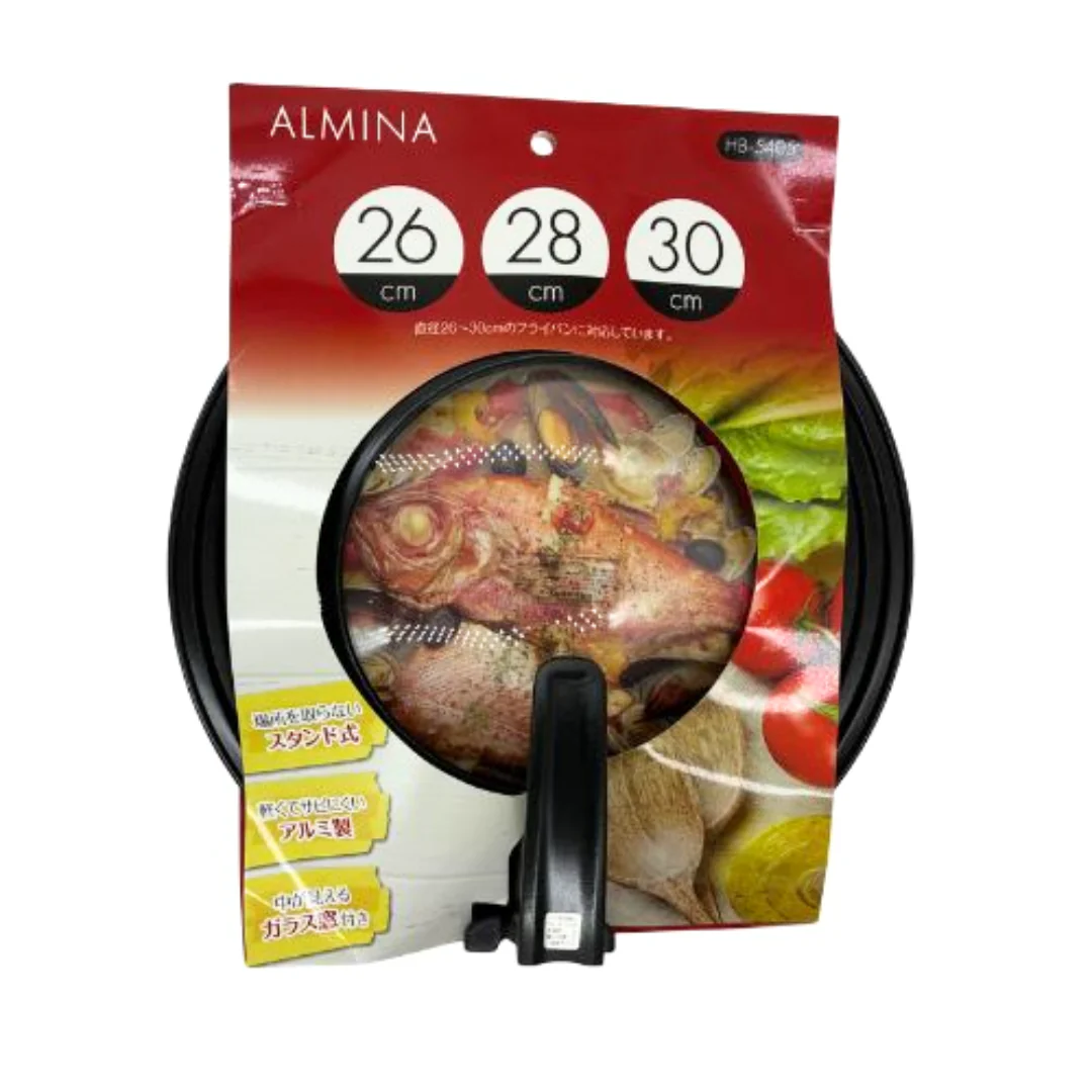 [SYD] Frying Pan Lid with Silicone Window 26-30cm 1p