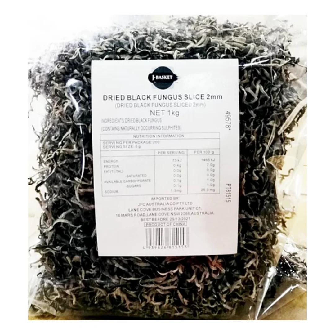 [SYD]Dried Sliced Kikurage Fungus 2mm 1kg