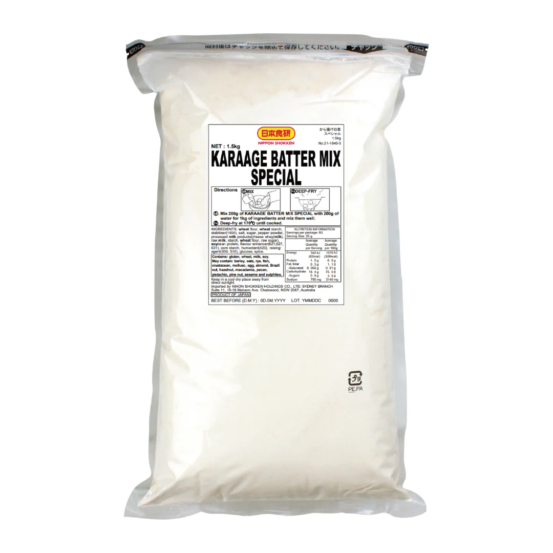 [SYD]SHOKKEN Karaage Batter Mix Special 1.5kg