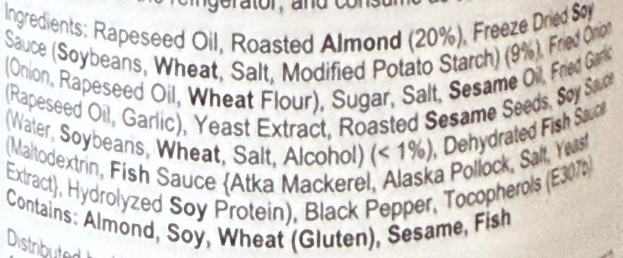 [SYD]Crunchy Soy Sauce with Crushed Almond 90g - Image 5