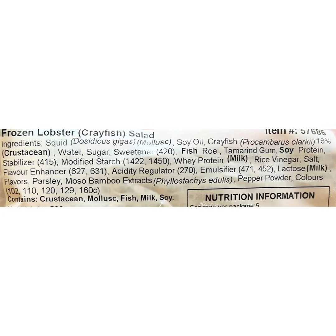 [SYD]Lobster Salad Blue 500g - Image 2