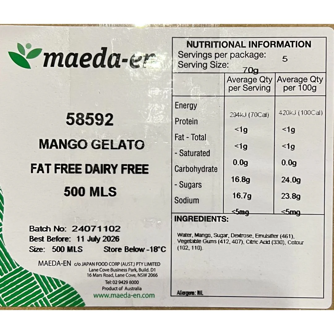 [SYD]Mango Gelato 500ml - Image 2