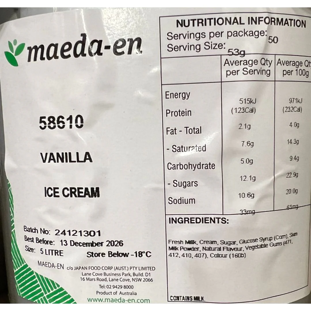 [SYD]Vanilla Ice Cream 5L - Image 2