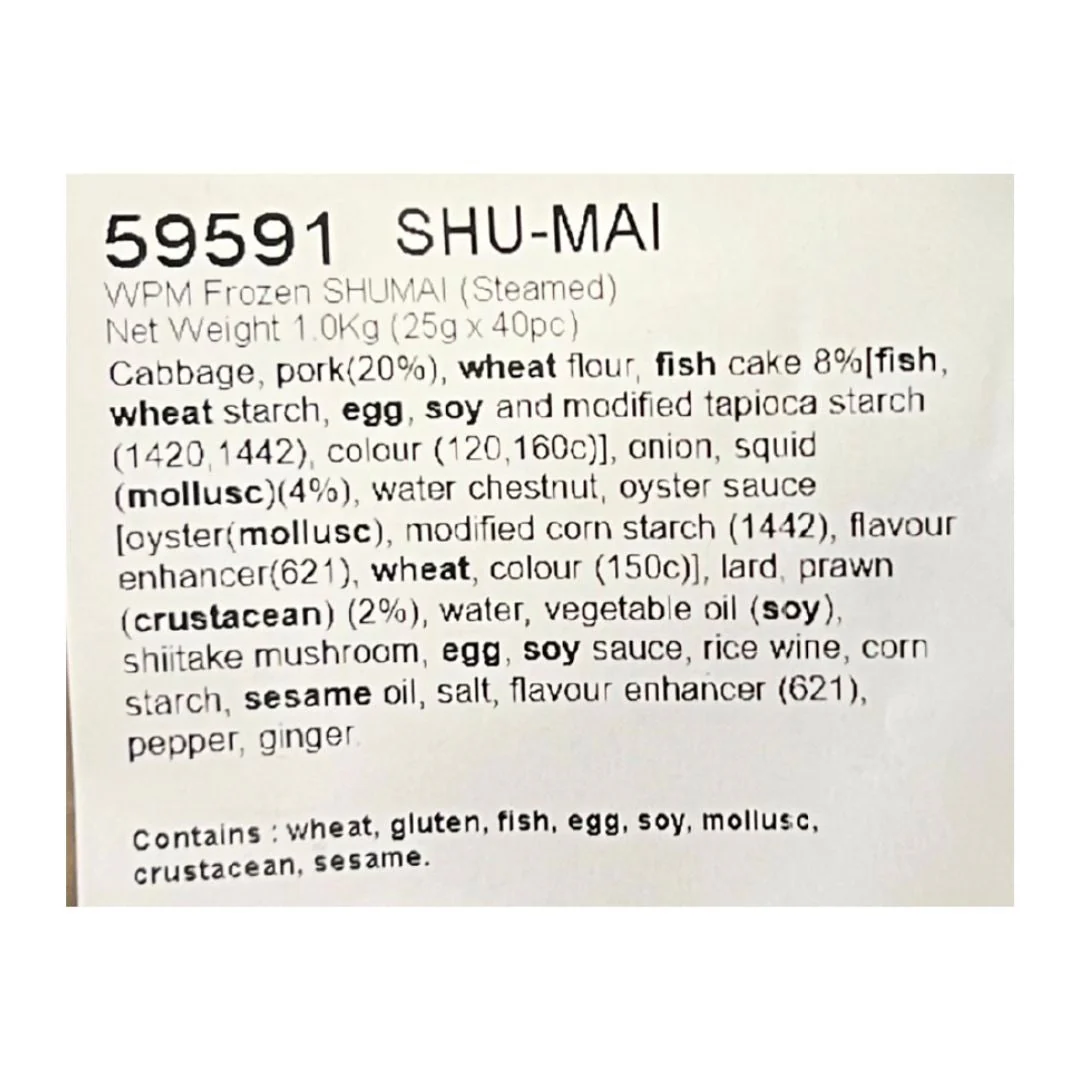 [SYD]Shumai 25g 40pc 1kg - Image 2
