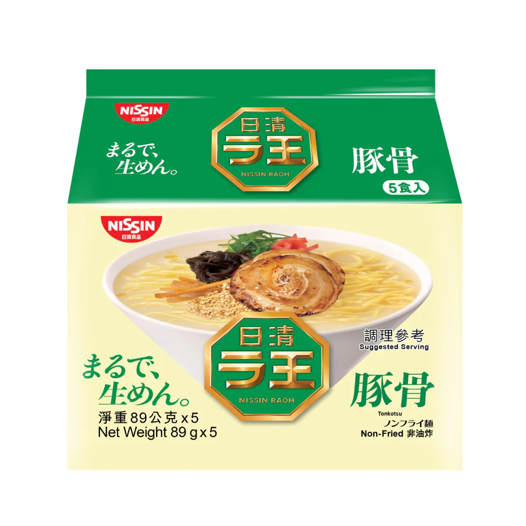 [SYD]NISSIN Raoh Tonkotsu  Flavour 5pks 445g